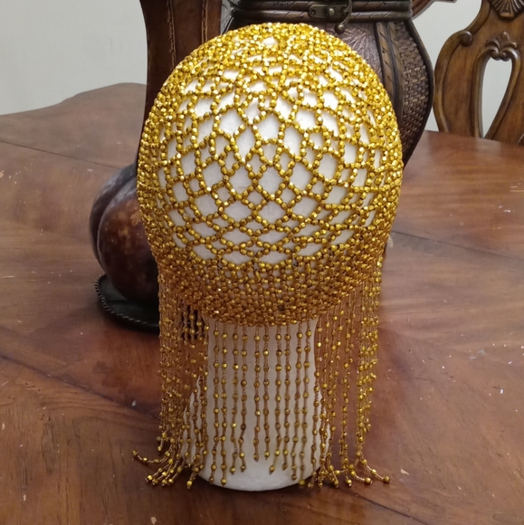 Gold mesh hat - Picture 4 of 4